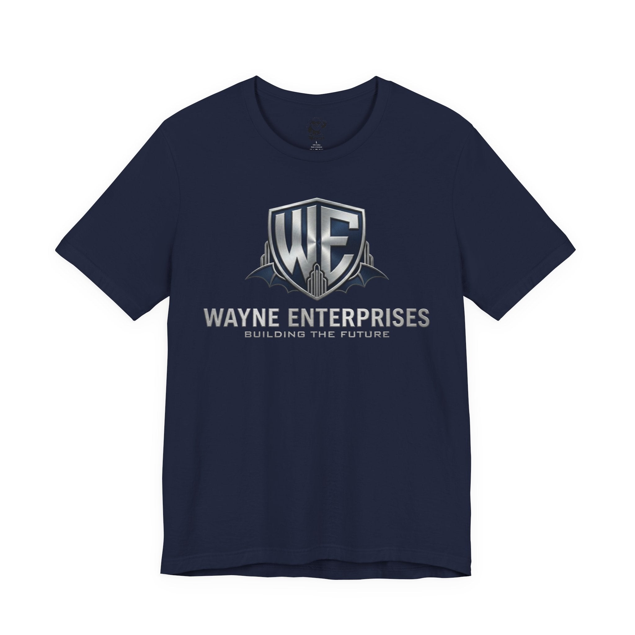 Wayne Enterprises Logo T-Shirt — 'Building the Future' Graphic Tee