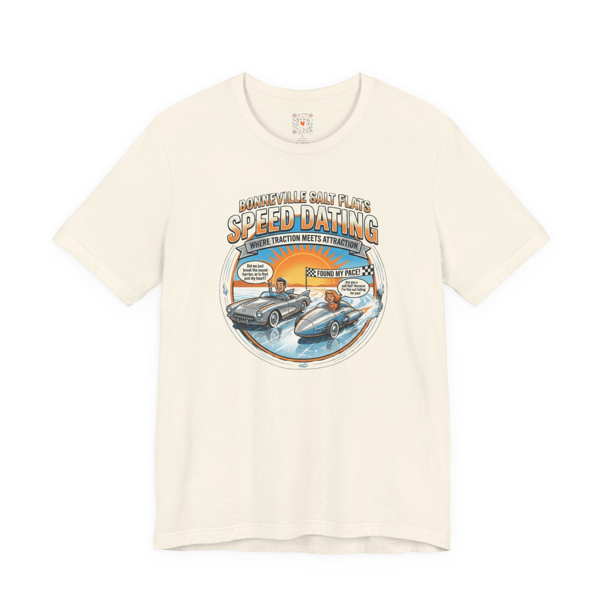 Speed-Dating Classic Car Tee — Bonneville Salt Flats Tee