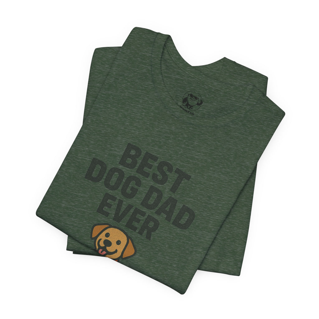 Best Dog Dad Ever T-Shirt — Cute Puppy Father’s Day Tee