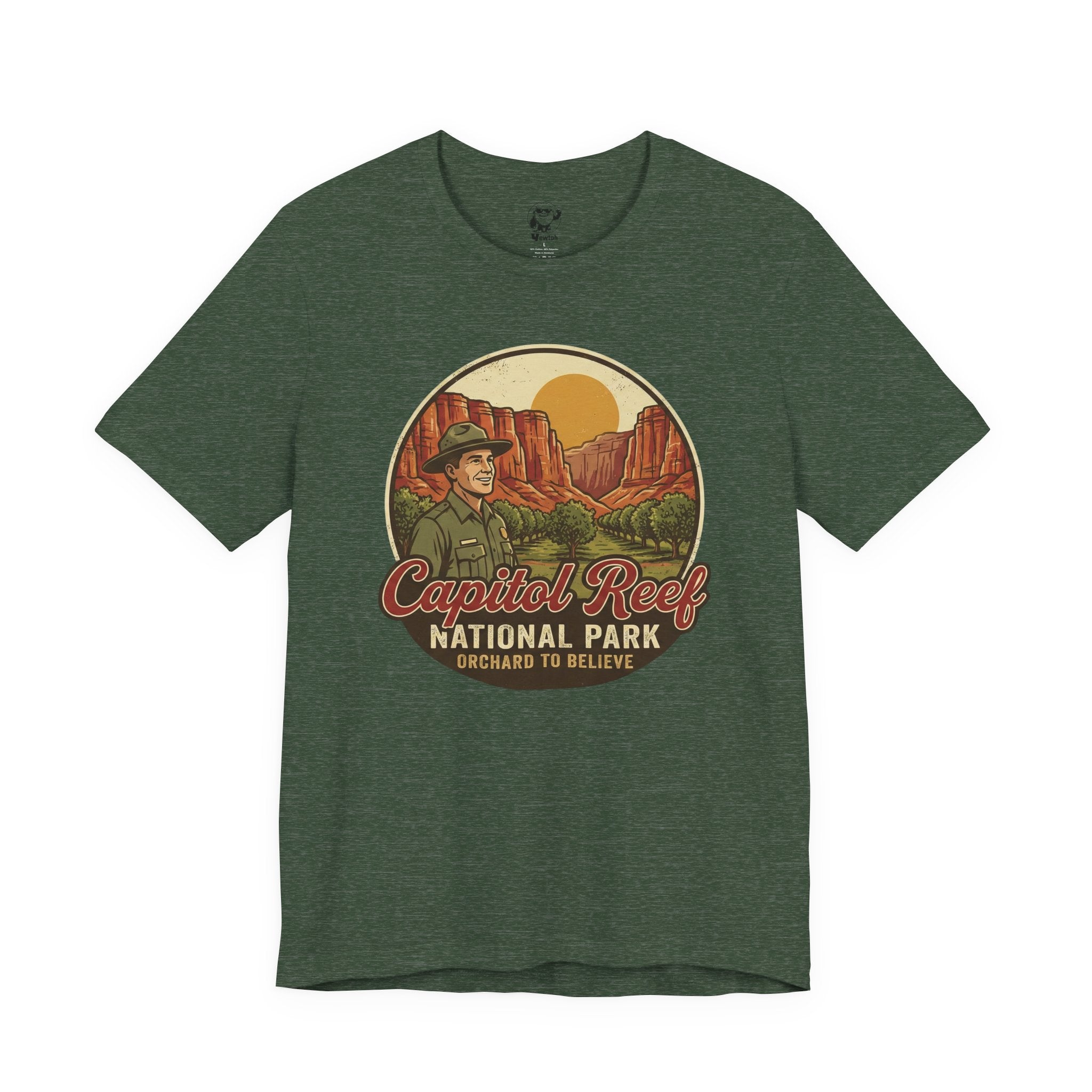 Capitol Rock National Park Tee — Vintage Outdoor Travel T‑Shirt