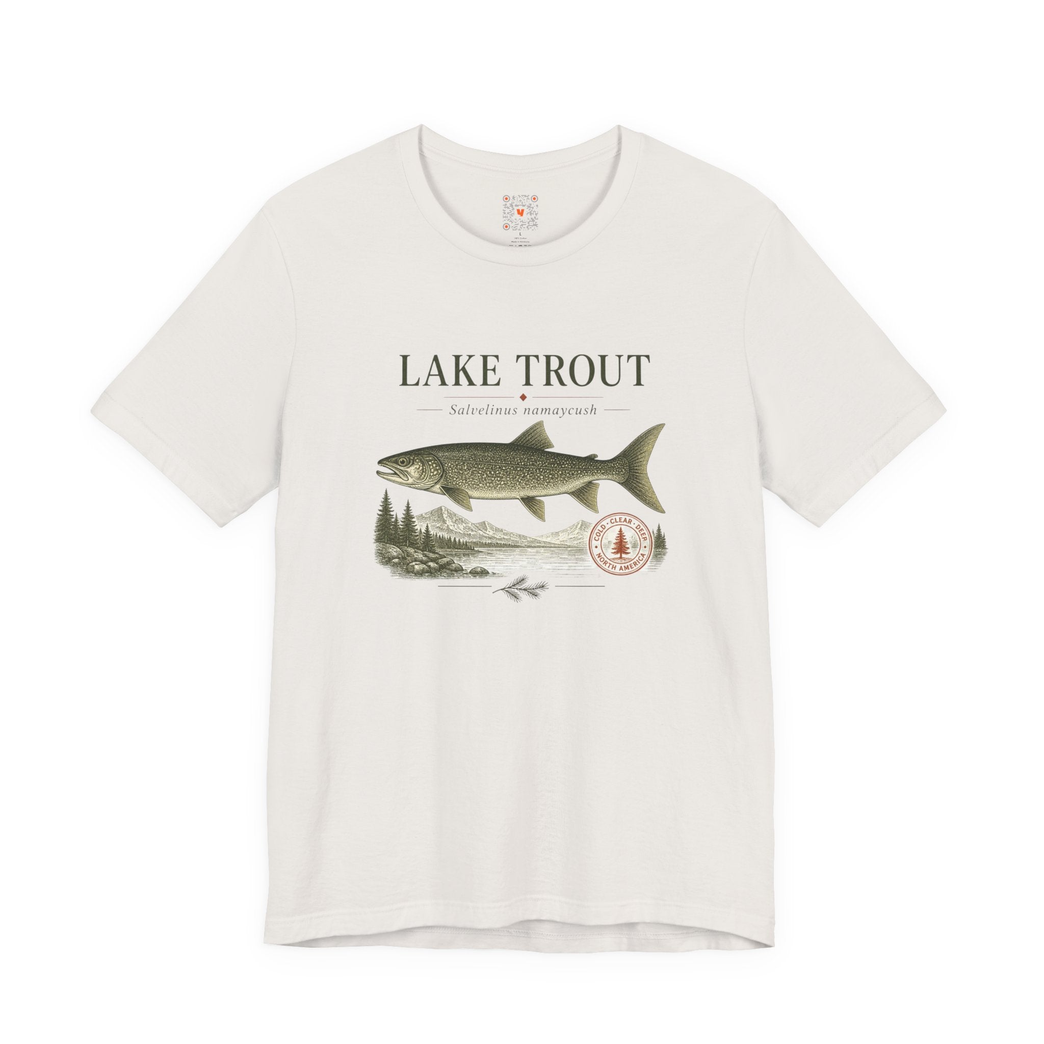 Lake Trout Fishing Tee