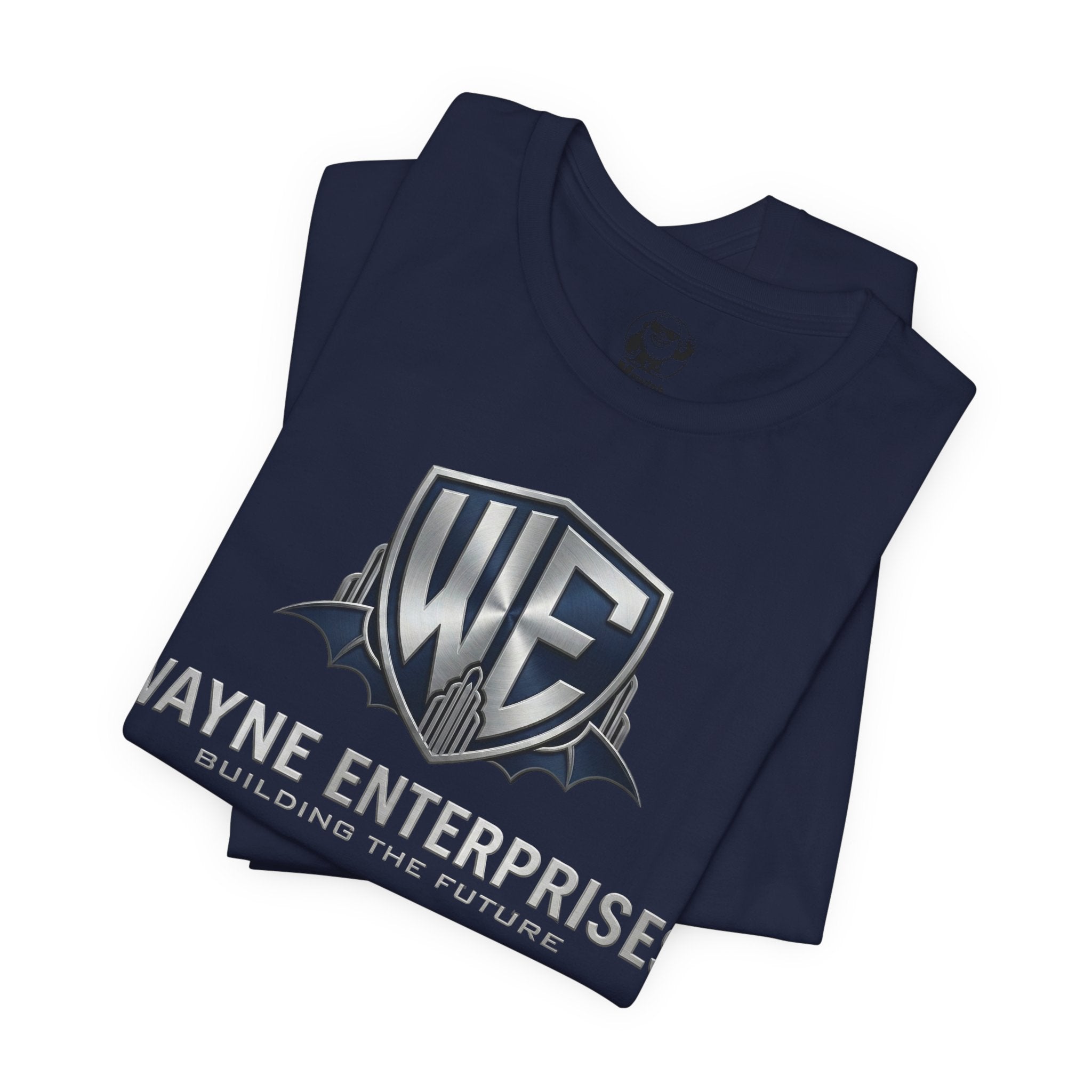 Wayne Enterprises Logo T-Shirt — 'Building the Future' Graphic Tee