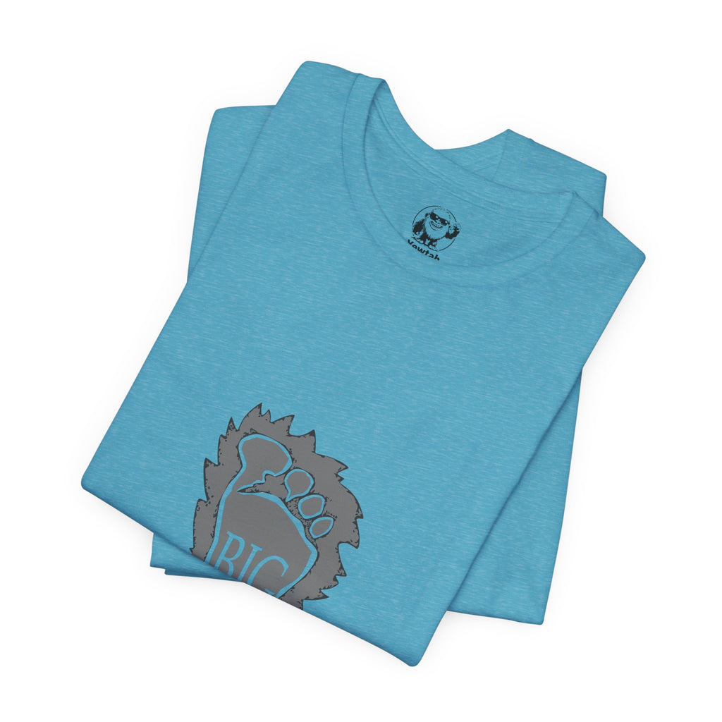 Bigfoot Footprint Graphic Tee — Novelty Sasquatch T‑Shirt