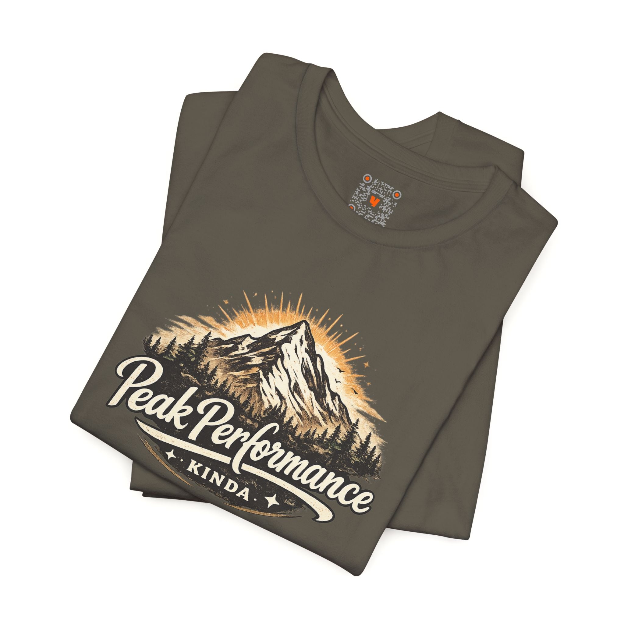 Peak Performance Kinda Tee — Mountain Adventure Graphic T-Shirt