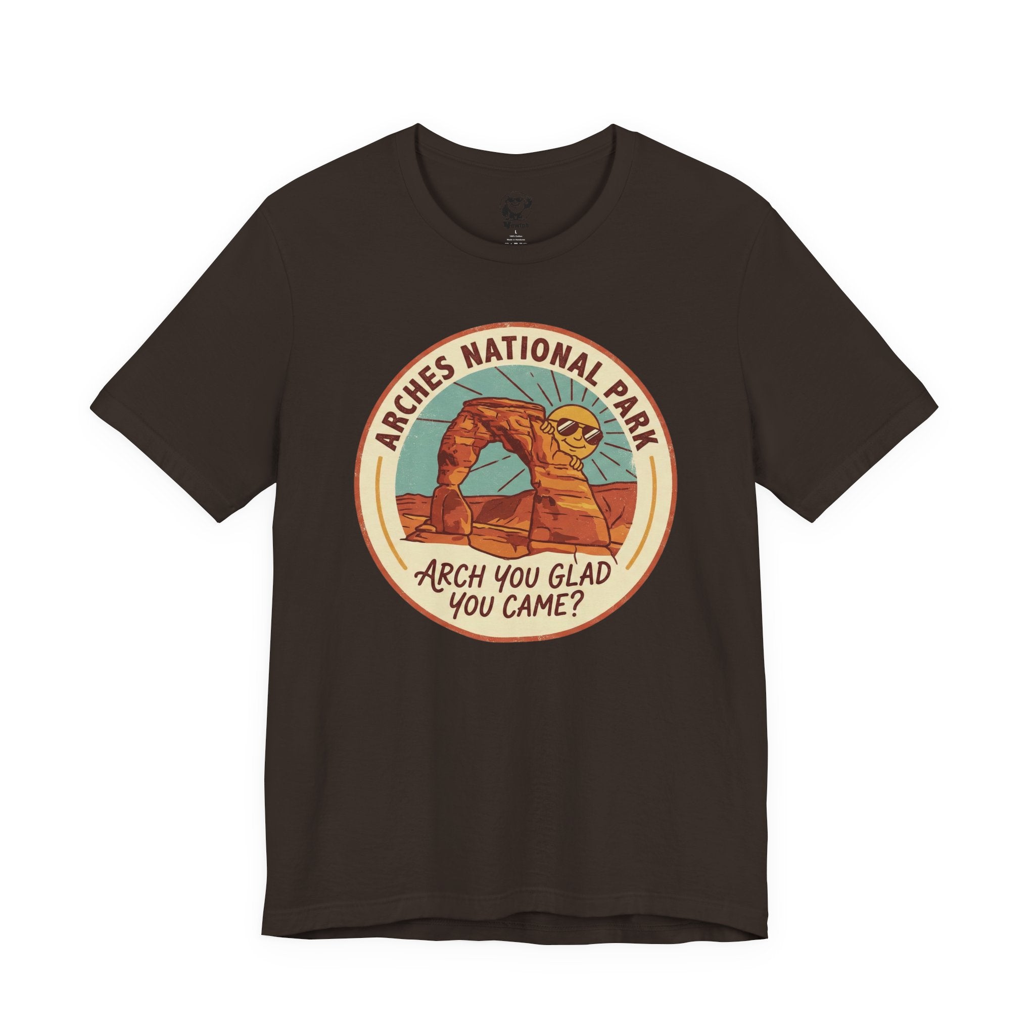 Arches National Park T‑Shirt — "Arch You Glad You Came?" Vintage Travel Tee