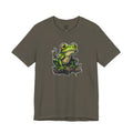 Frog Illustration Tee — Green Tree Frog Graphic T-Shirt
