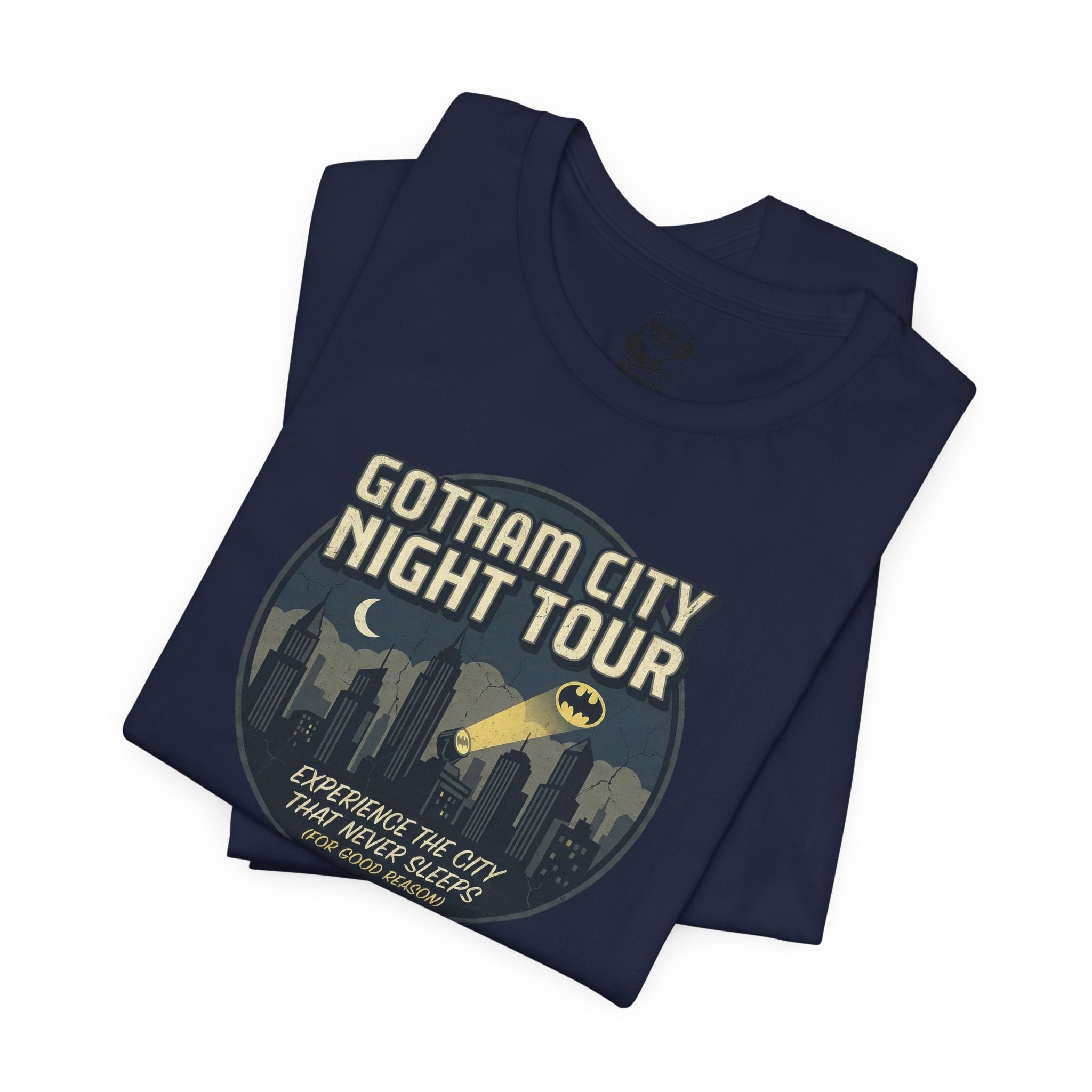 Gotham City Night Tour T‑Shirt — 'Gotham City Night Tour: Discover the City That Never Sleeps' Graphic Tee