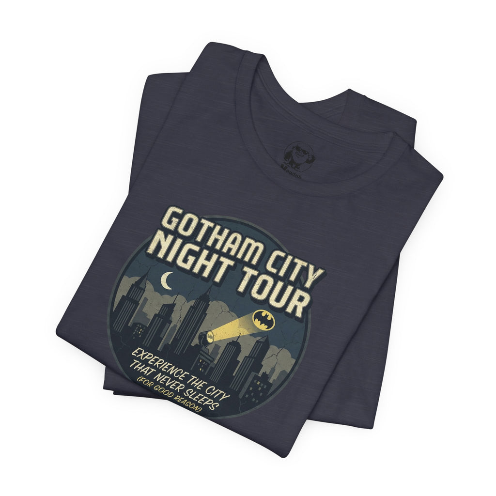 Gotham City Night Tour T‑Shirt — 'Gotham City Night Tour: Discover the City That Never Sleeps' Graphic Tee