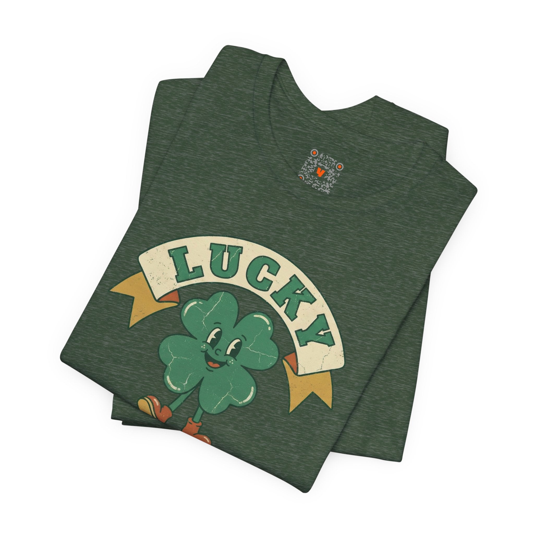 Lucky Shamrock Graphic Tee — Vintage St. Patrick's Day Clover T-Shirt