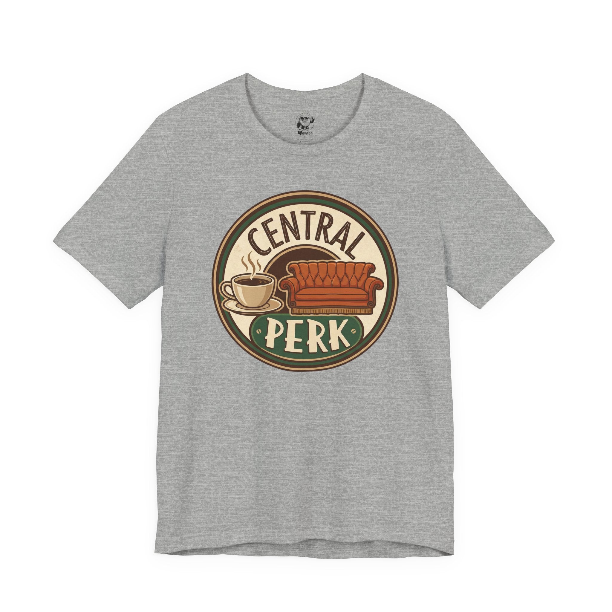 Central Perk Logo T-Shirt — Vintage Coffee Shop Retro Tee