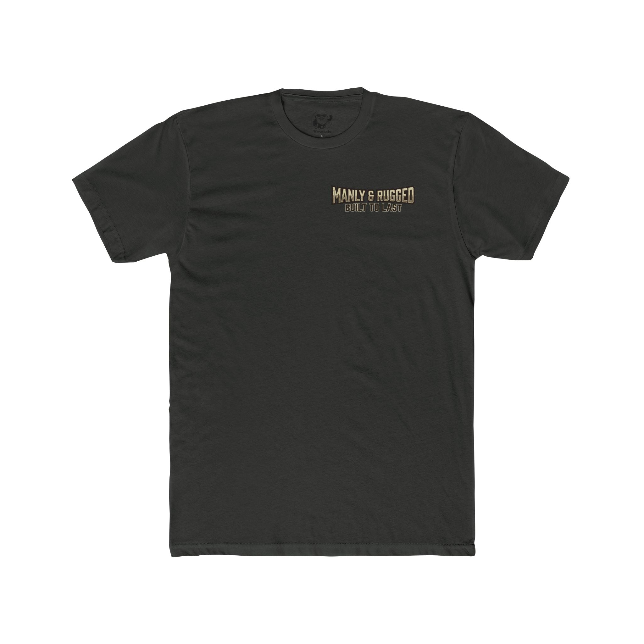 Manly & Rugged T-Shirt — 'Built to Last' Vintage Woodsman Tee