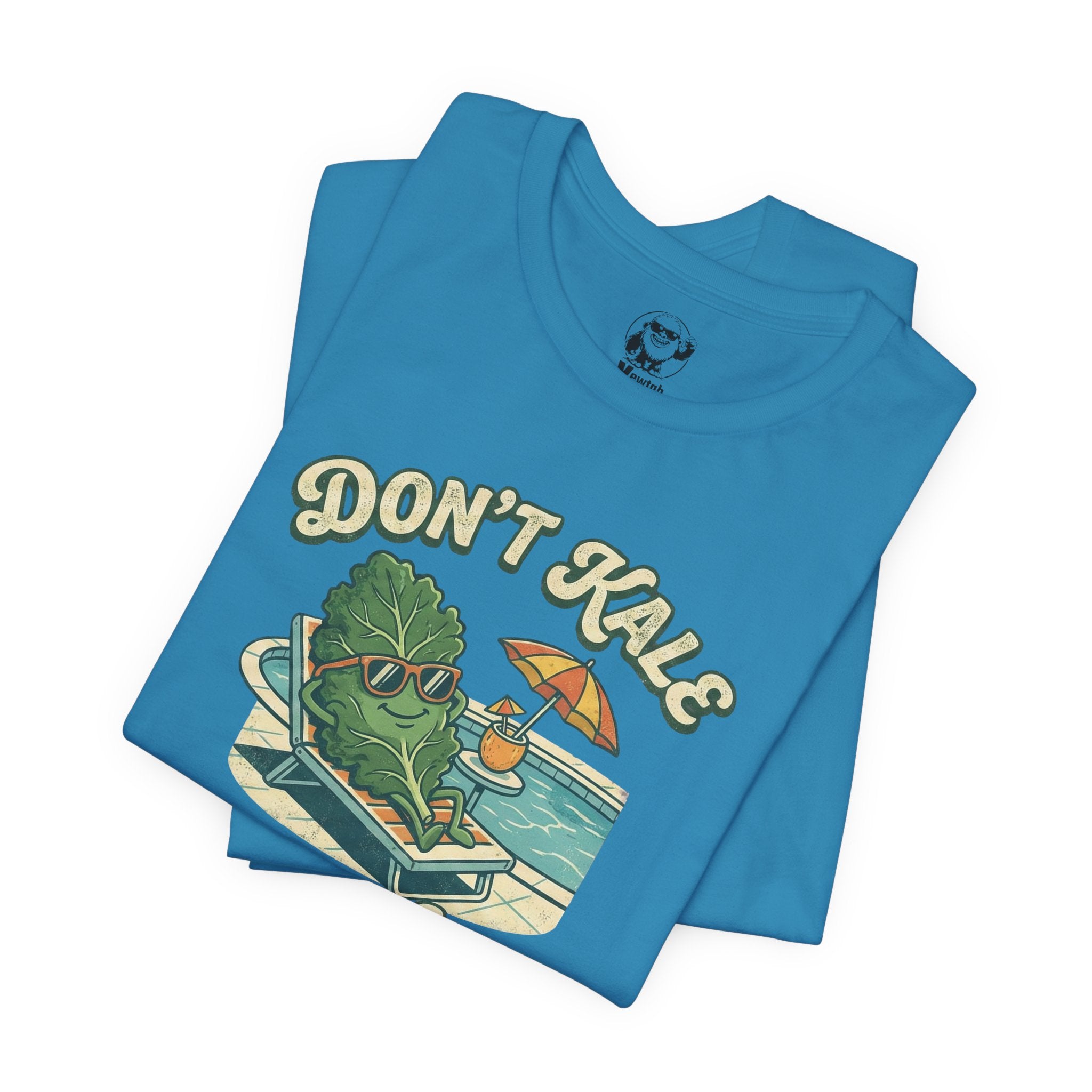 Don't Kale My Vibe - Retro Veggie Chill Graphic Tee