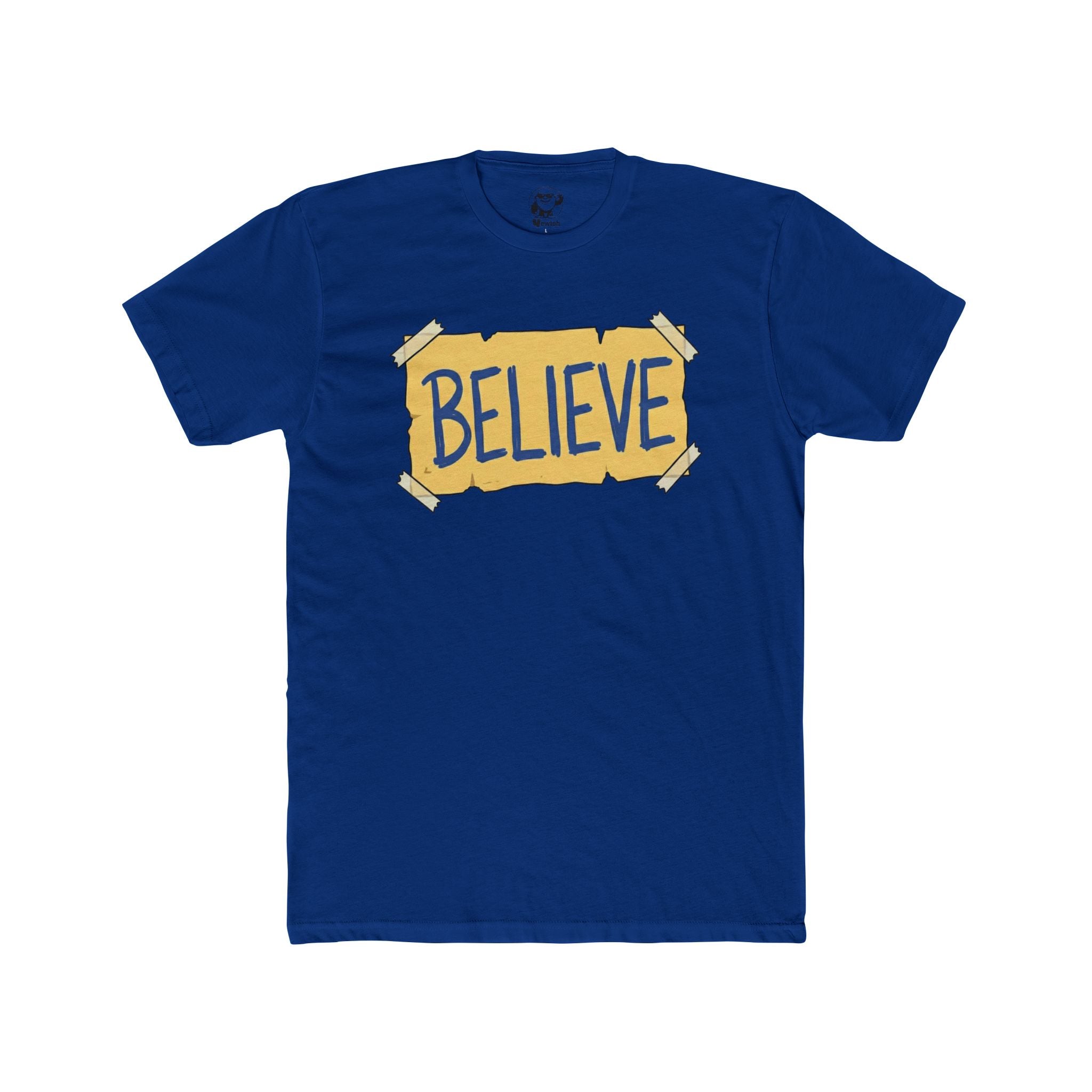 Believe Tape Graphic Tee — Inspirational Ted Lasso T‑Shirt