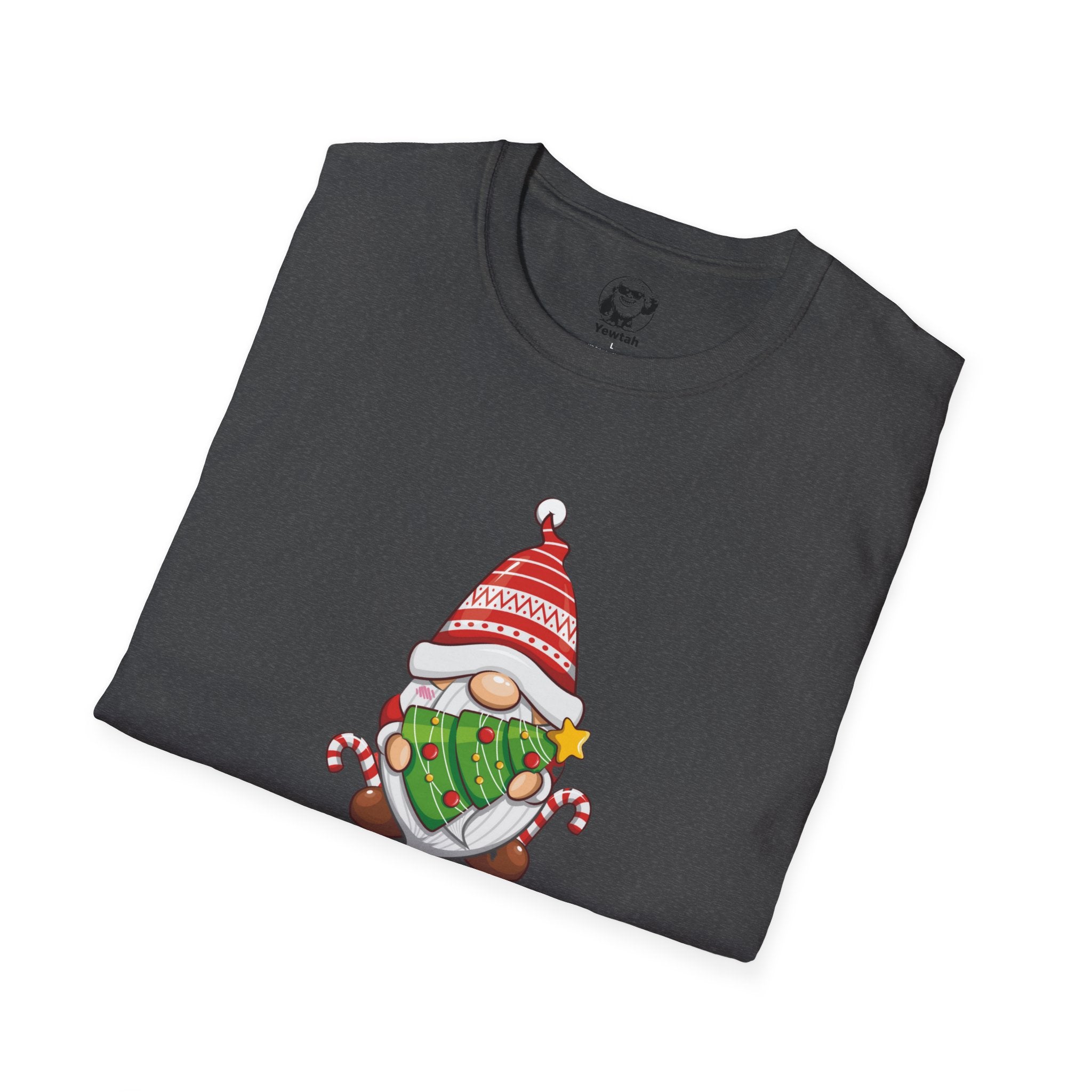 Christmas Gnome T-Shirt — Cute Gnome with Candy Canes Holiday Tee