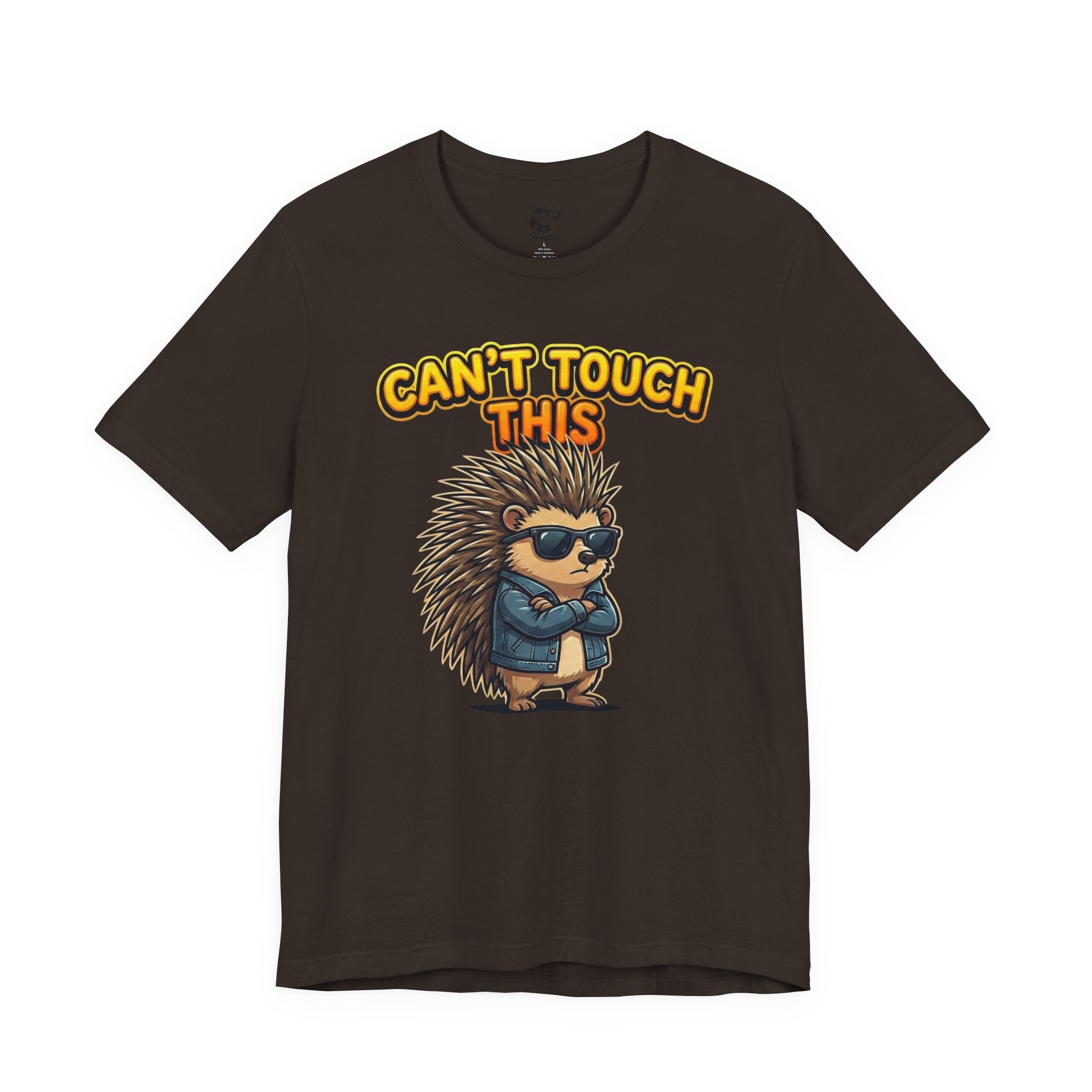 Can't Touch This Porcupine T-Shirt — Funny Sunglasses Hedgehog Tee
