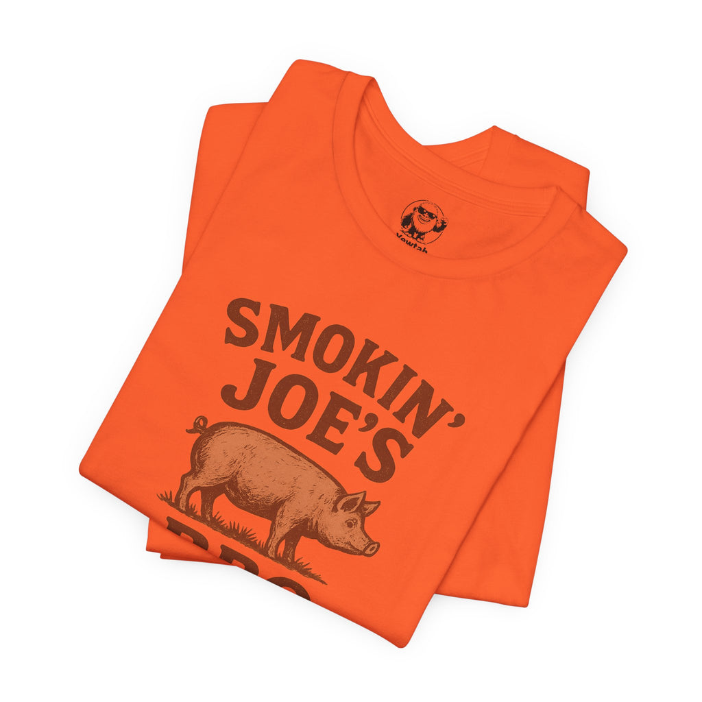 BBQ T-Shirt — "Smokin' Joe's" Vintage Pig BBQ Tee