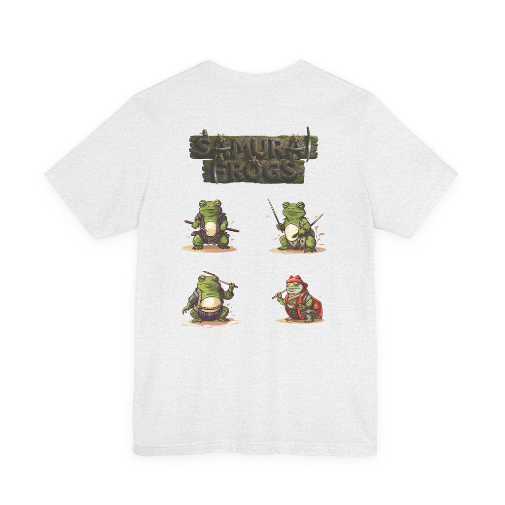 Samurai Frogs T-Shirt — Cute Warrior Frogs Graphic Tee