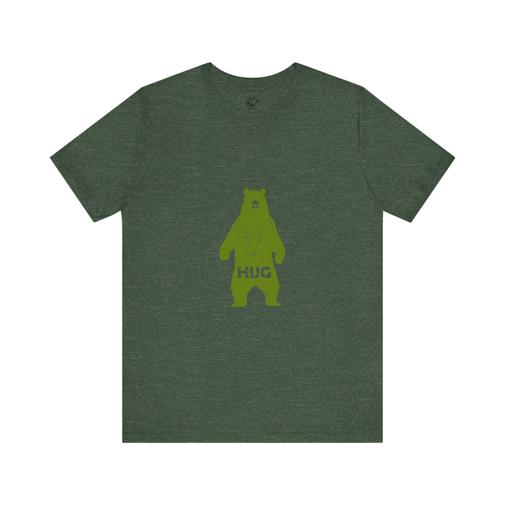 Bear Hug T-Shirt — Cute Green Bear Graphic Tee