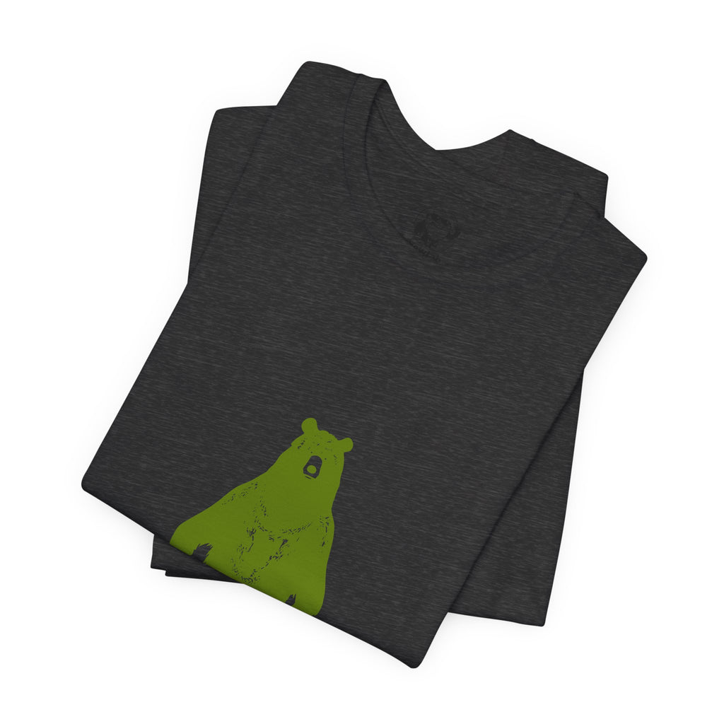 Bear Hug T-Shirt — Cute Green Bear Graphic Tee