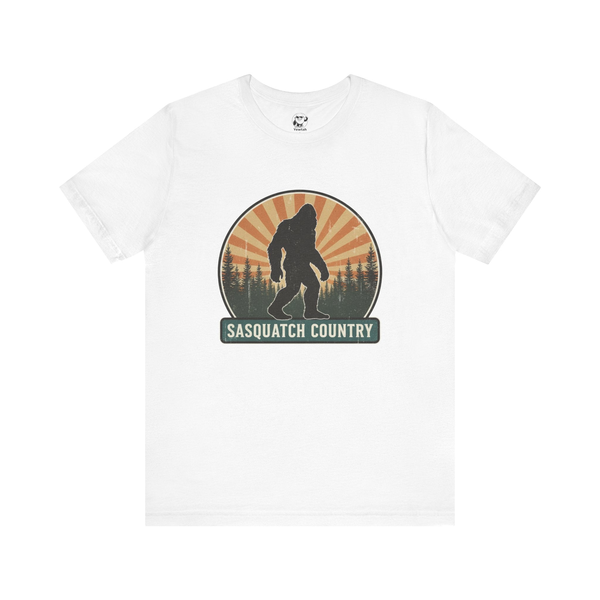 Sasquatch Country Tee — Retro Bigfoot Graphic T-Shirt