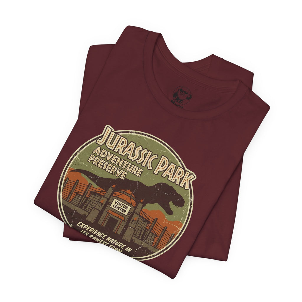 Jurassic Park Adventure Preserve Retro Graphic Tee