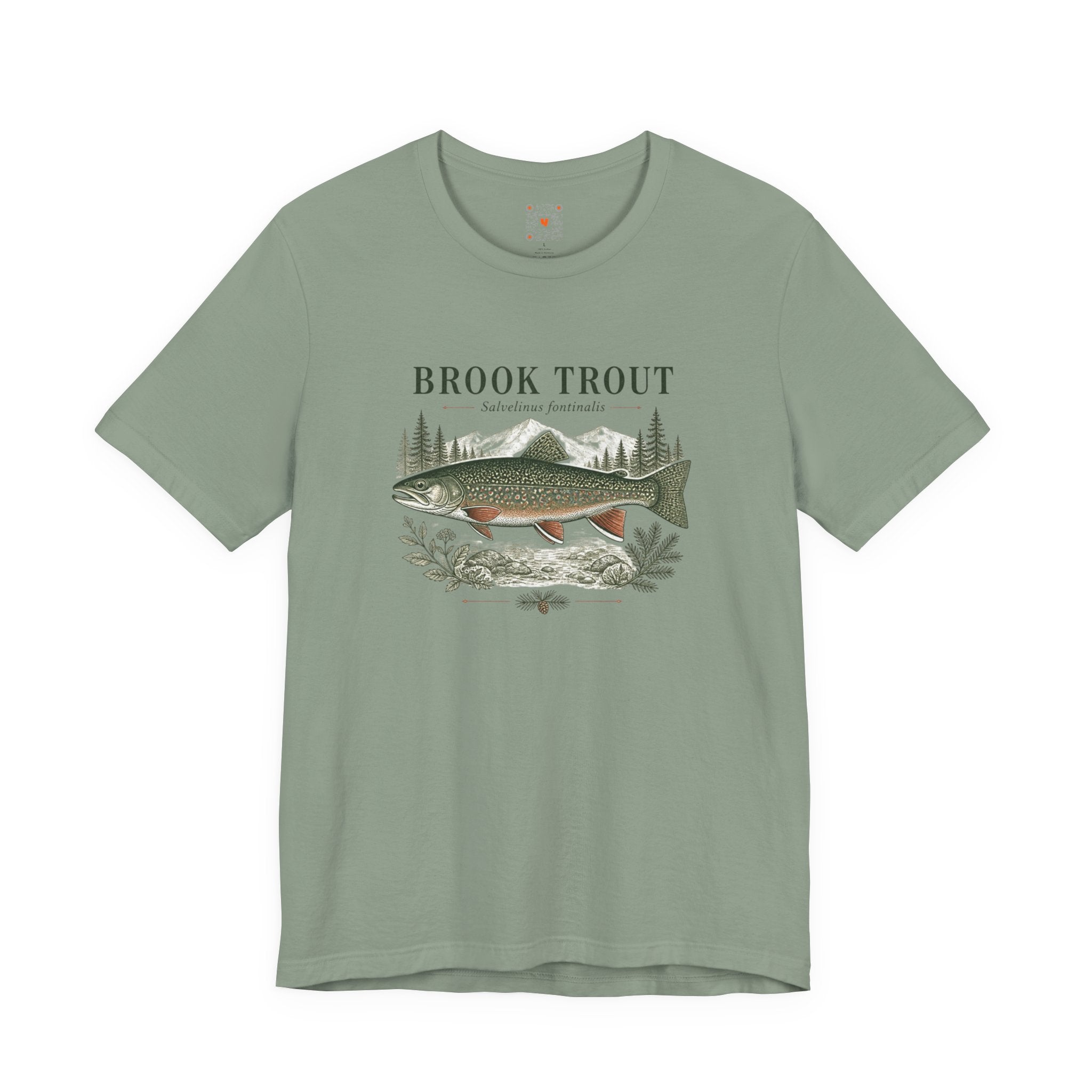 Brook Trout Fishing Tee