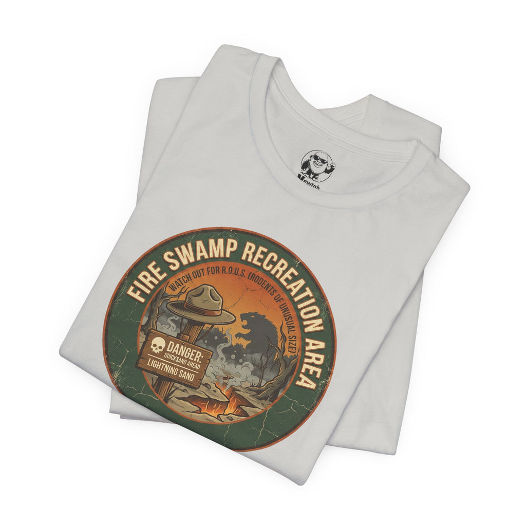 Fire Swamp Recreation Area Graphic Tee — Vintage Princess Bride Movie Tee