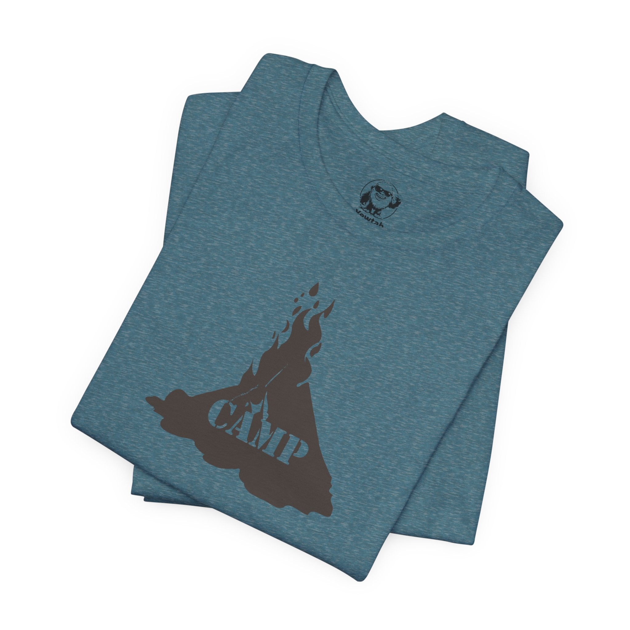 Campfire Graphic Tee — "Camp" Outdoor Adventure T-Shirt