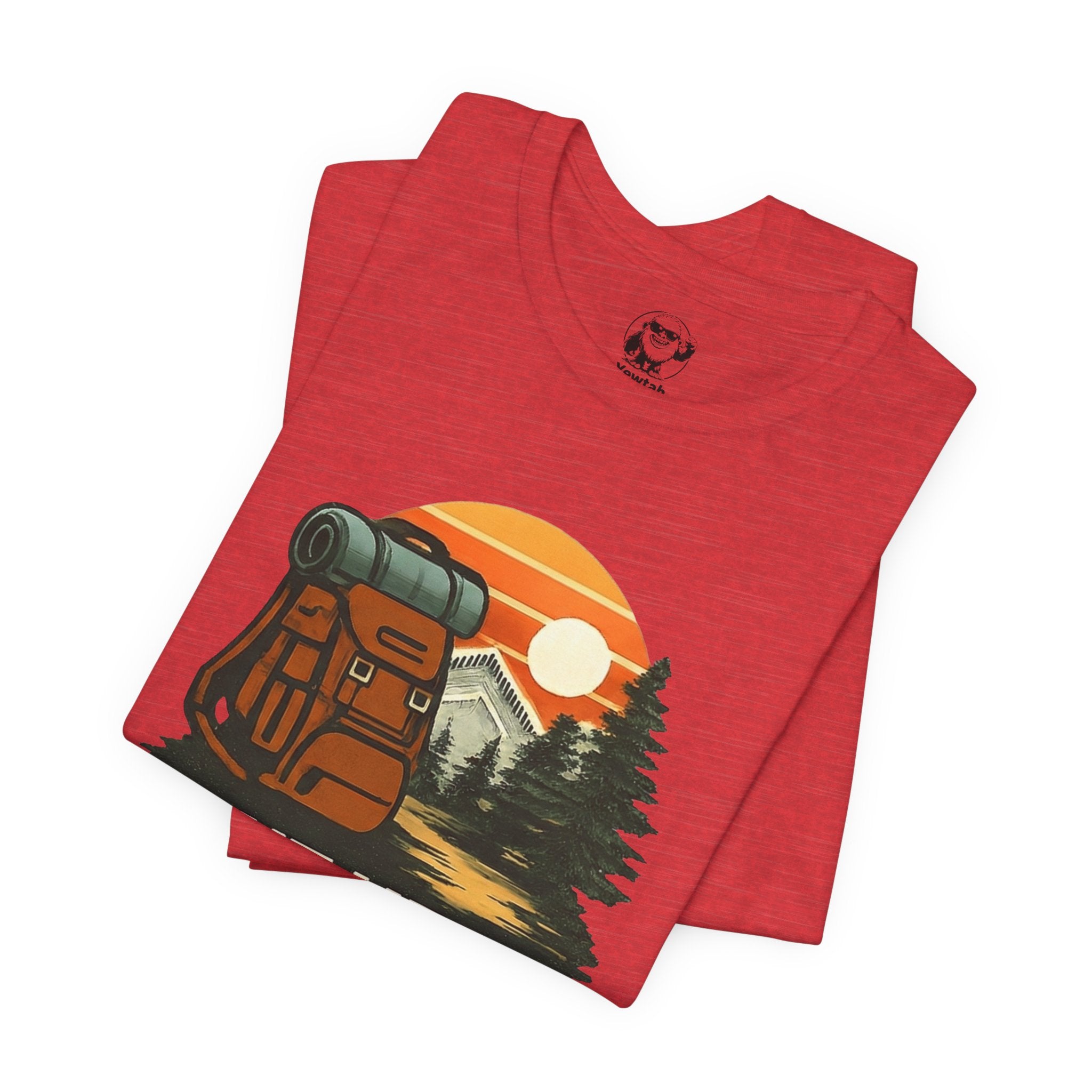 Out Here Avoiding My Responsibilities - Backpack Sunset Outdoor Tee