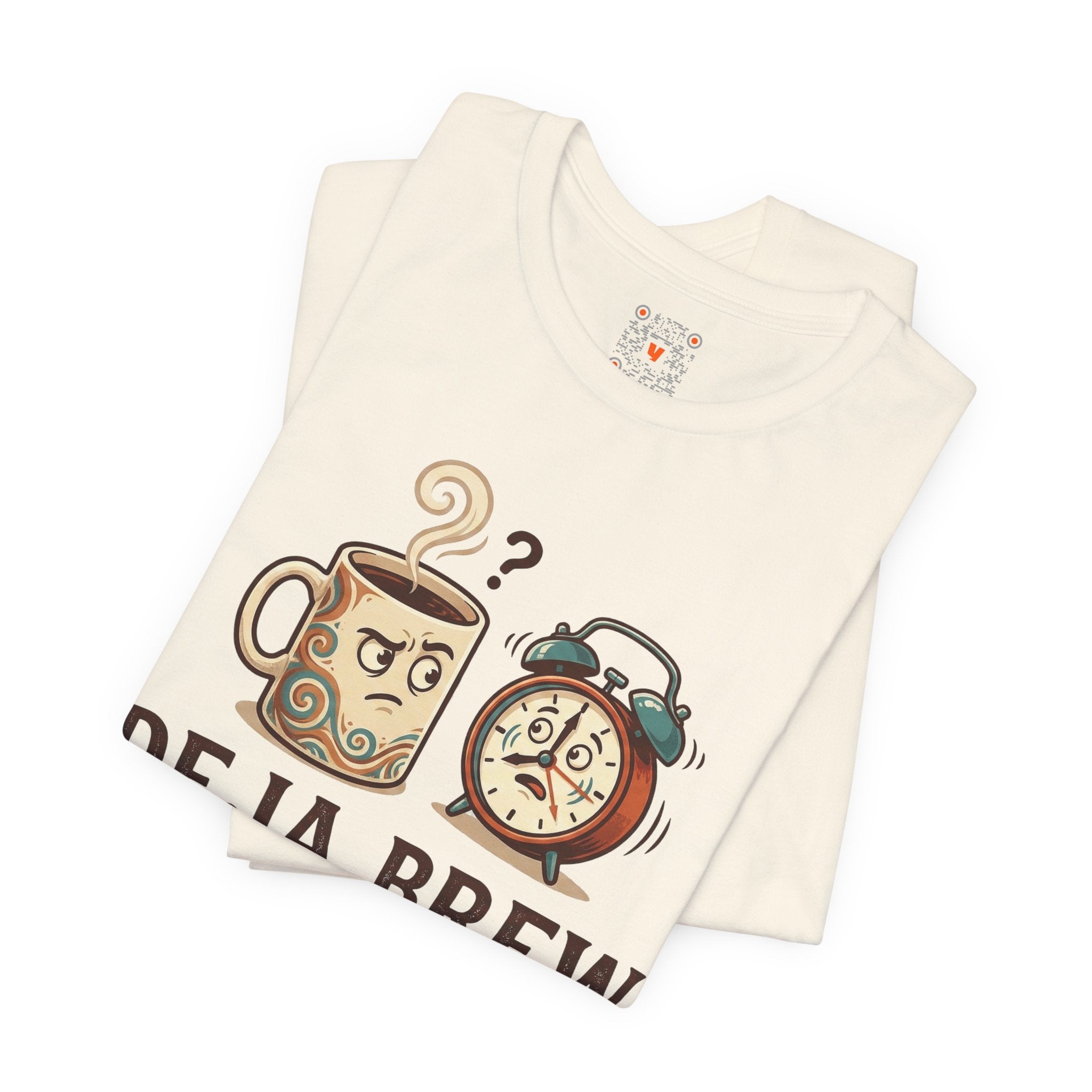 Deja Brew Coffee Cartoon Tee