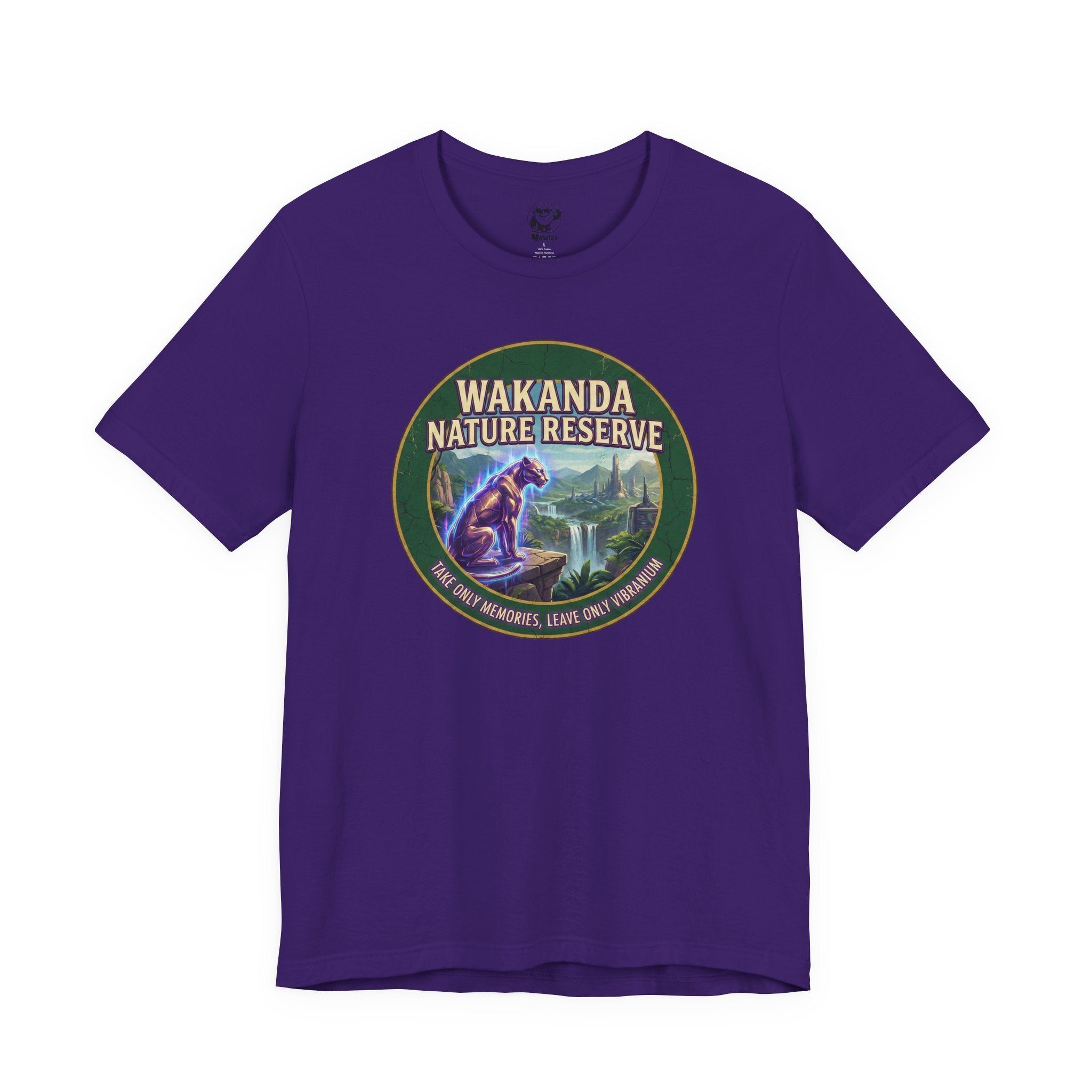 Wakanda Nature Reserve Tee — Vintage Black Panther Wildlife Graphic T-Shirt