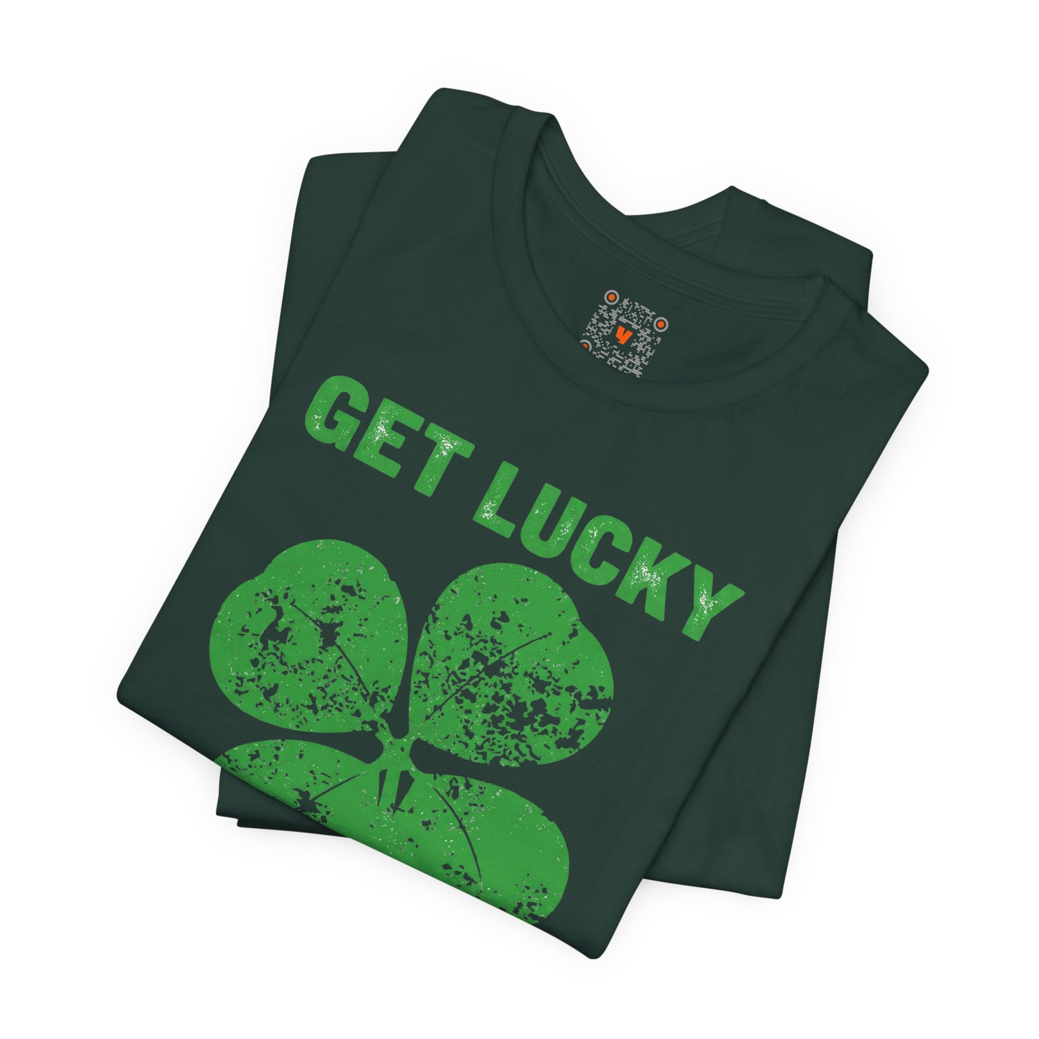 Get Lucky Shamrock T-Shirt — St. Patrick's Day Lucky Clover Tee