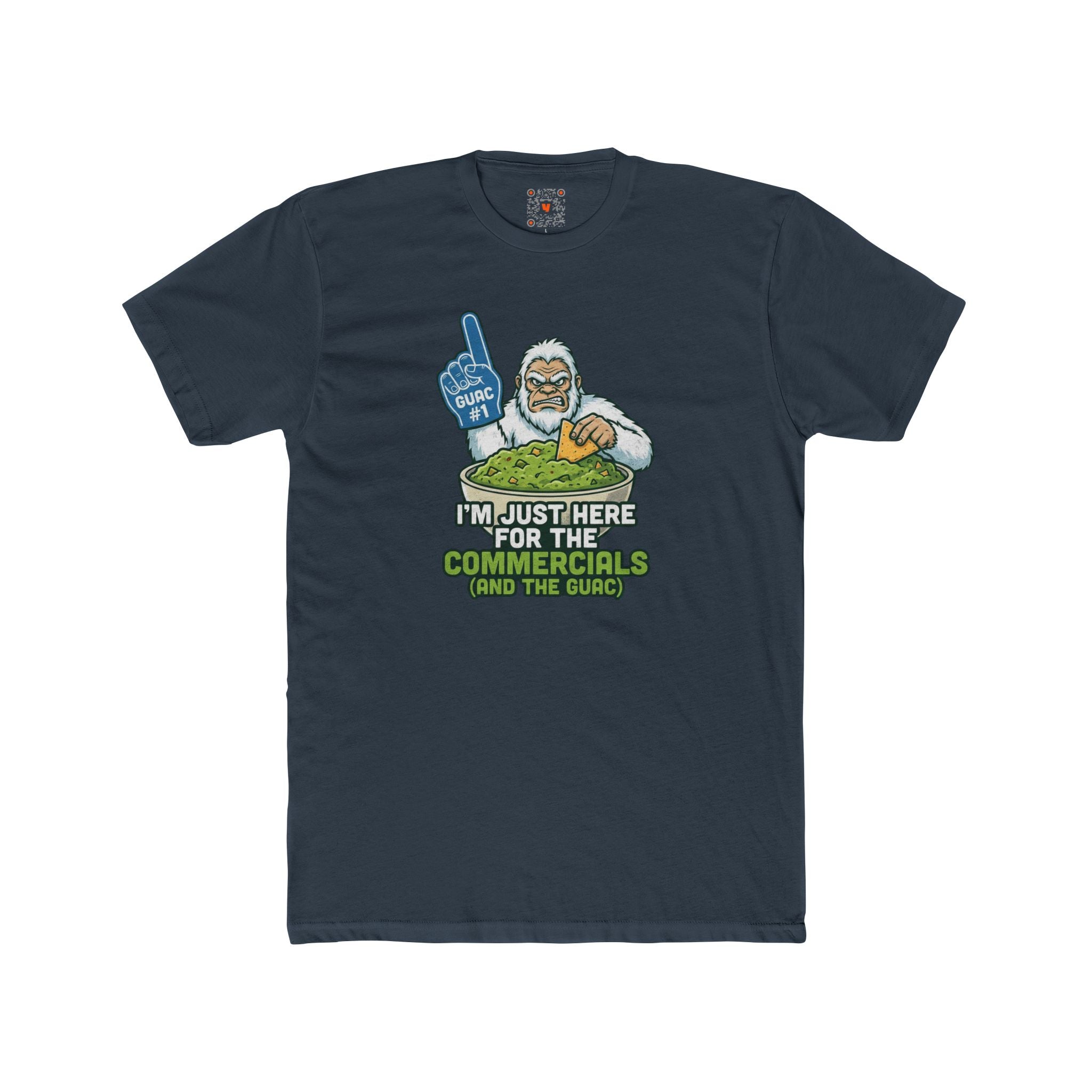 I'm Just Here for the Commercials Football T‑Shirt