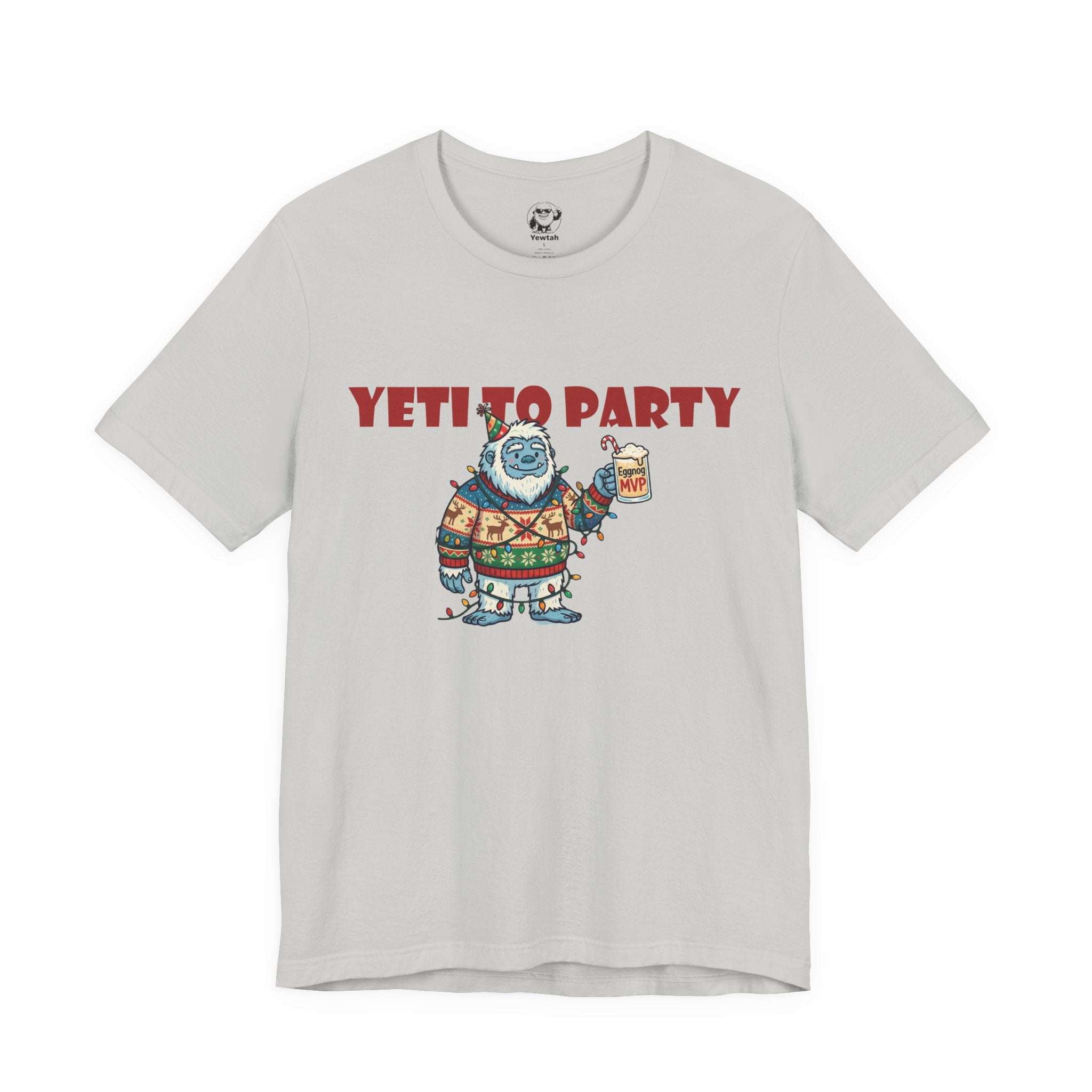 Yeti To Party T-Shirt — Funny Holiday Yeti Holding Beer Graphic Tee