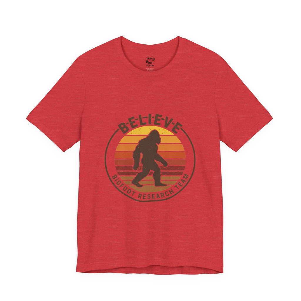 Believe Bigfoot Tee — Bigfoot Research Team Vintage Graphic T‑Shirt