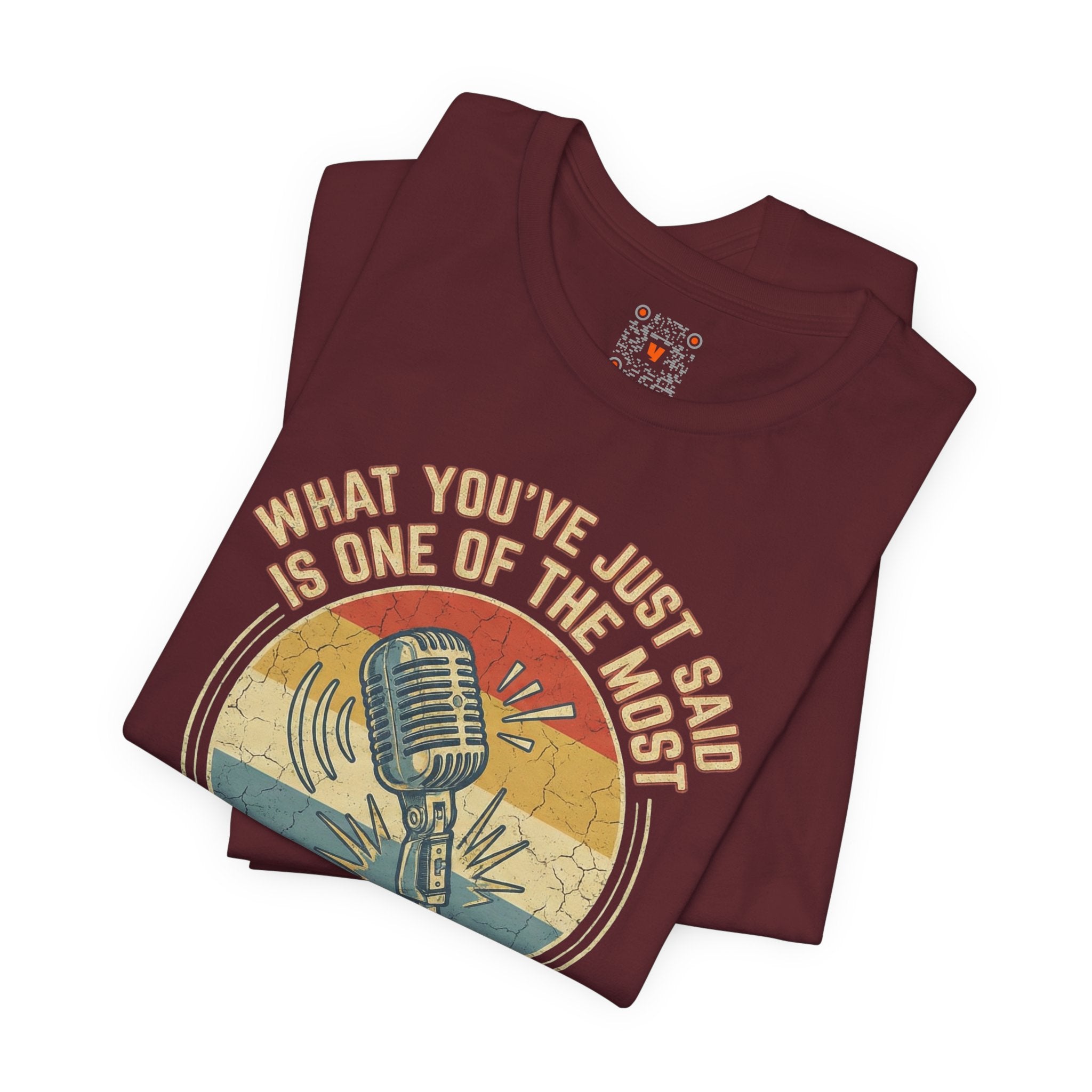 Insanely Idiotic Tee — Retro Mic Tee