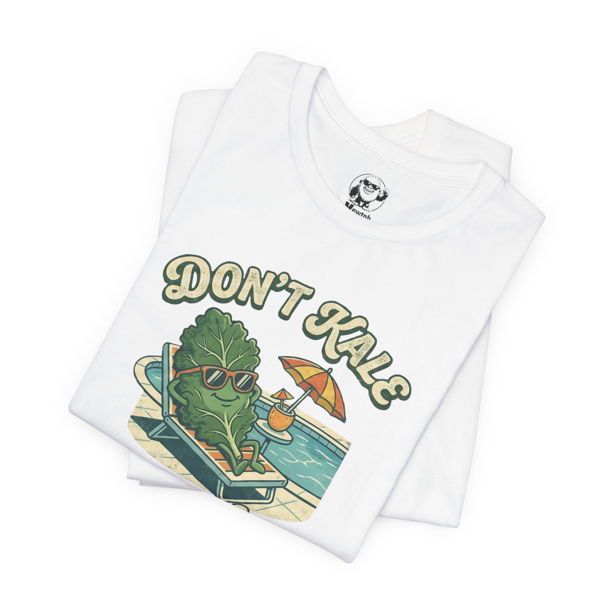 Don't Kale My Vibe - Retro Veggie Chill Graphic Tee
