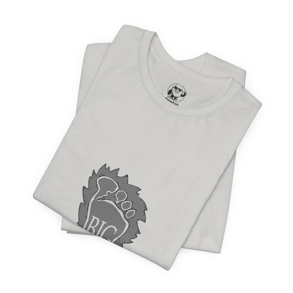 Bigfoot Footprint Graphic Tee — Novelty Sasquatch T‑Shirt