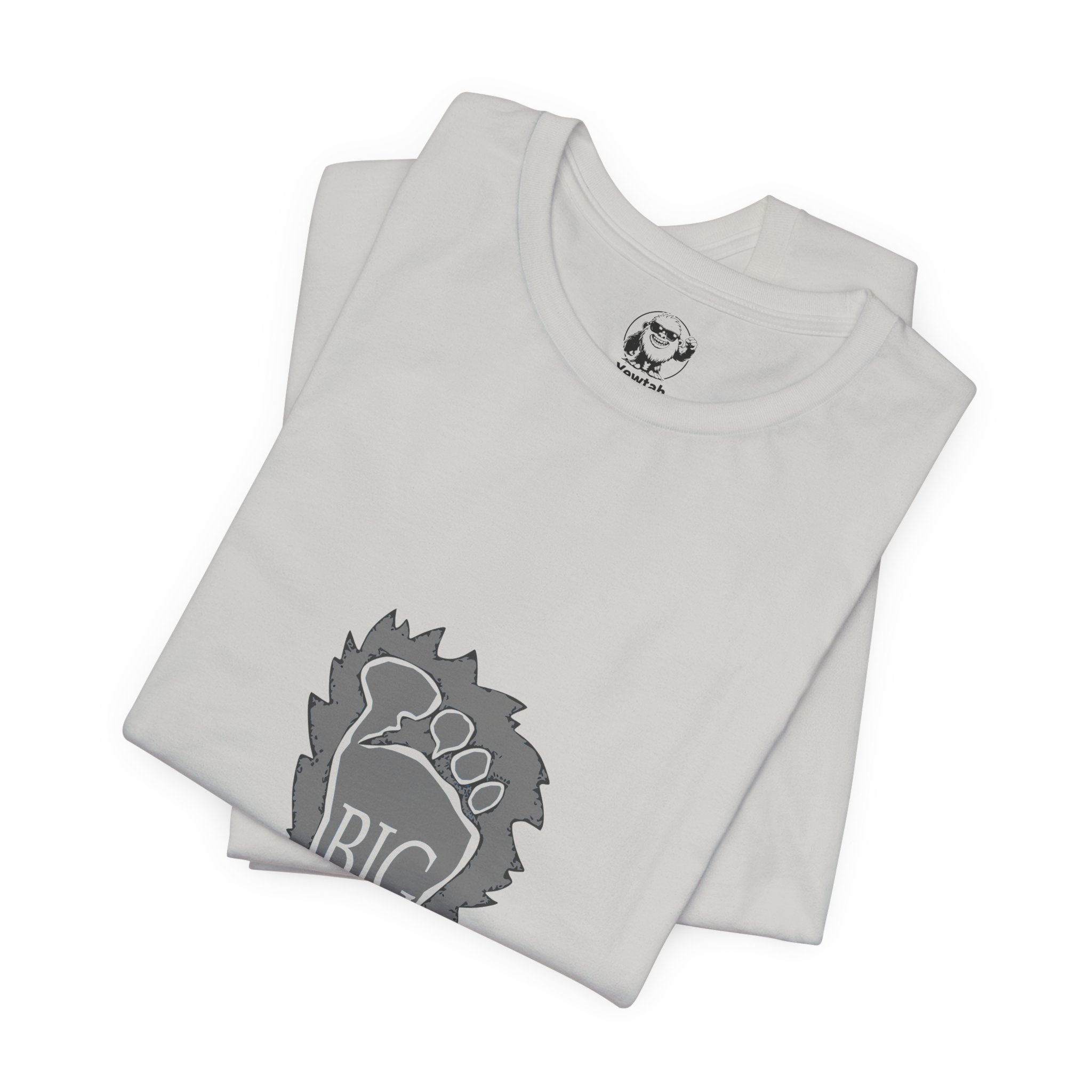 Bigfoot Footprint Graphic Tee — Novelty Sasquatch T‑Shirt