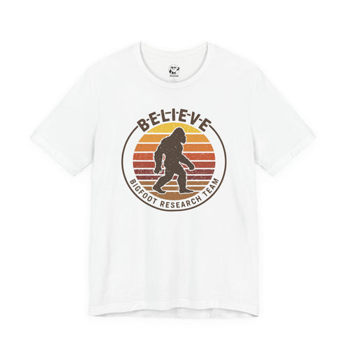 Believe Bigfoot Tee — Bigfoot Research Team Vintage Graphic T‑Shirt