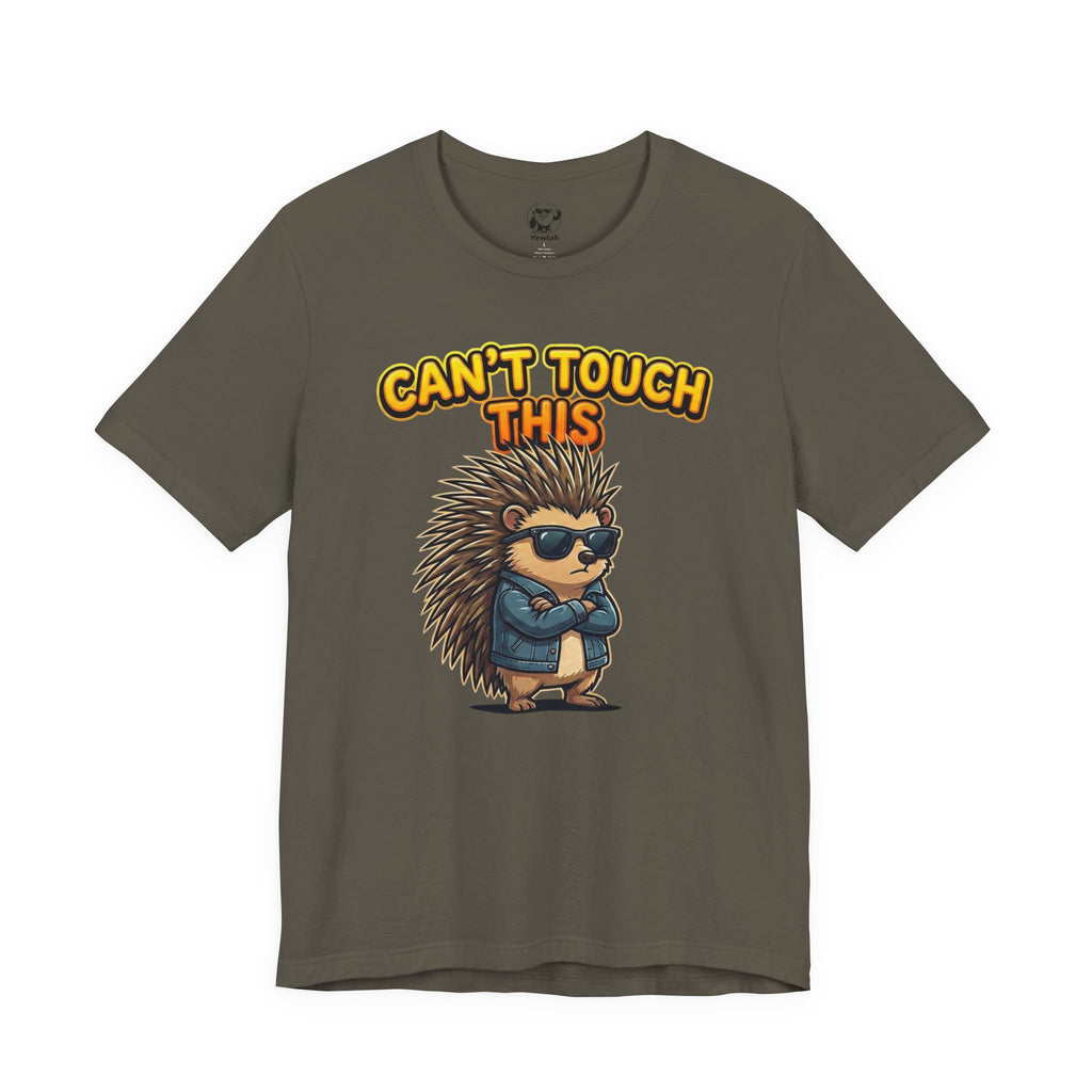 Can't Touch This Porcupine T-Shirt — Funny Sunglasses Hedgehog Tee