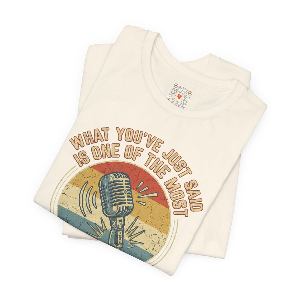 Insanely Idiotic Tee — Retro Mic Tee
