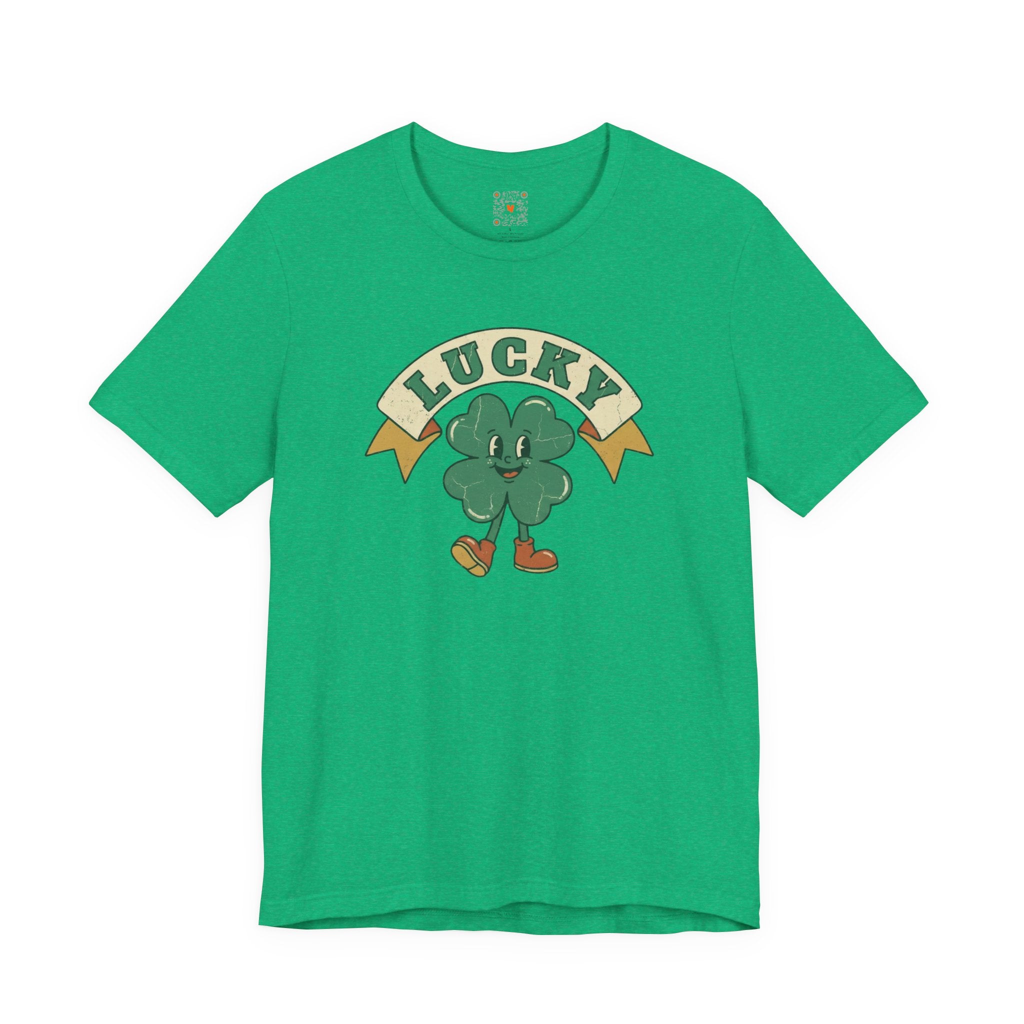 Lucky Shamrock Graphic Tee — Vintage St. Patrick's Day Clover T-Shirt