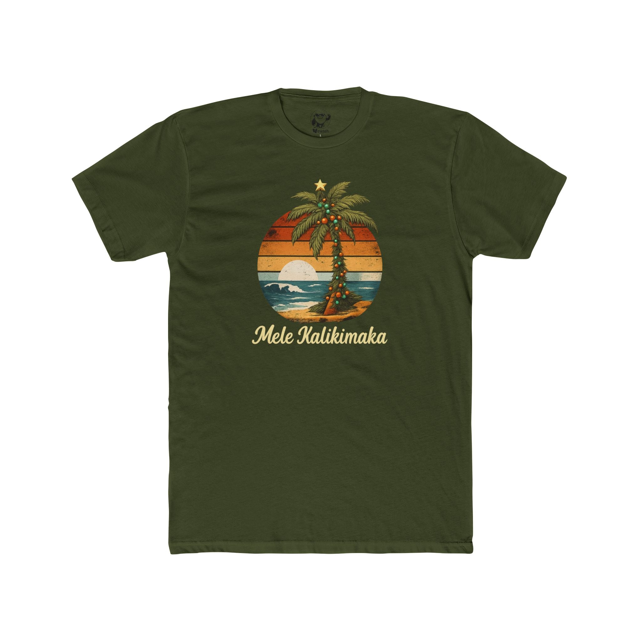 Mele Kalikimaka Tropical Christmas Tee