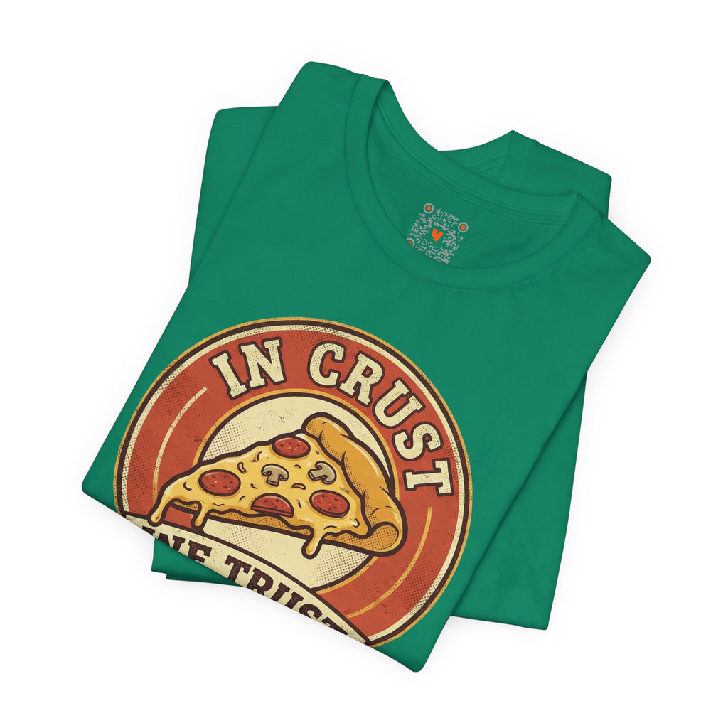 In Crust We Trust - Retro Pizza Graphic Tee