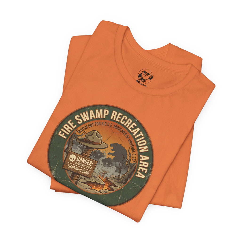 Fire Swamp Recreation Area Graphic Tee — Vintage Princess Bride Movie Tee