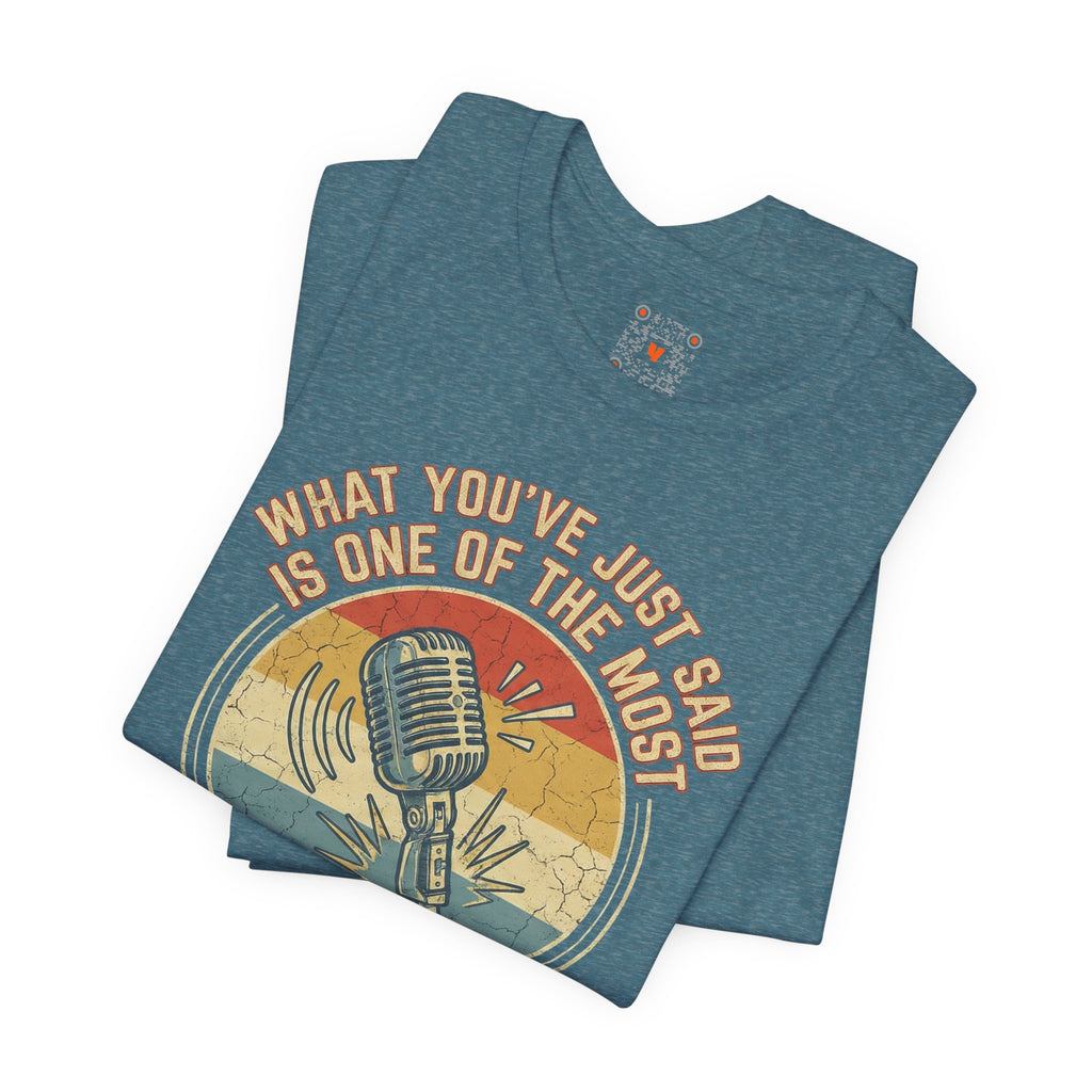Insanely Idiotic Tee — Retro Mic Tee