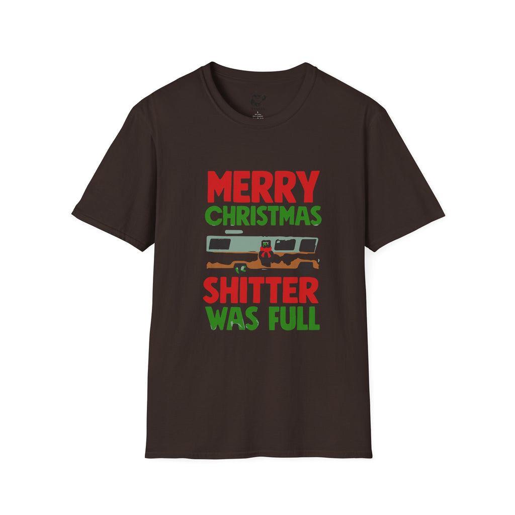 Merry Christmas ‘Shitter Was Full’ RV Holiday T-Shirt