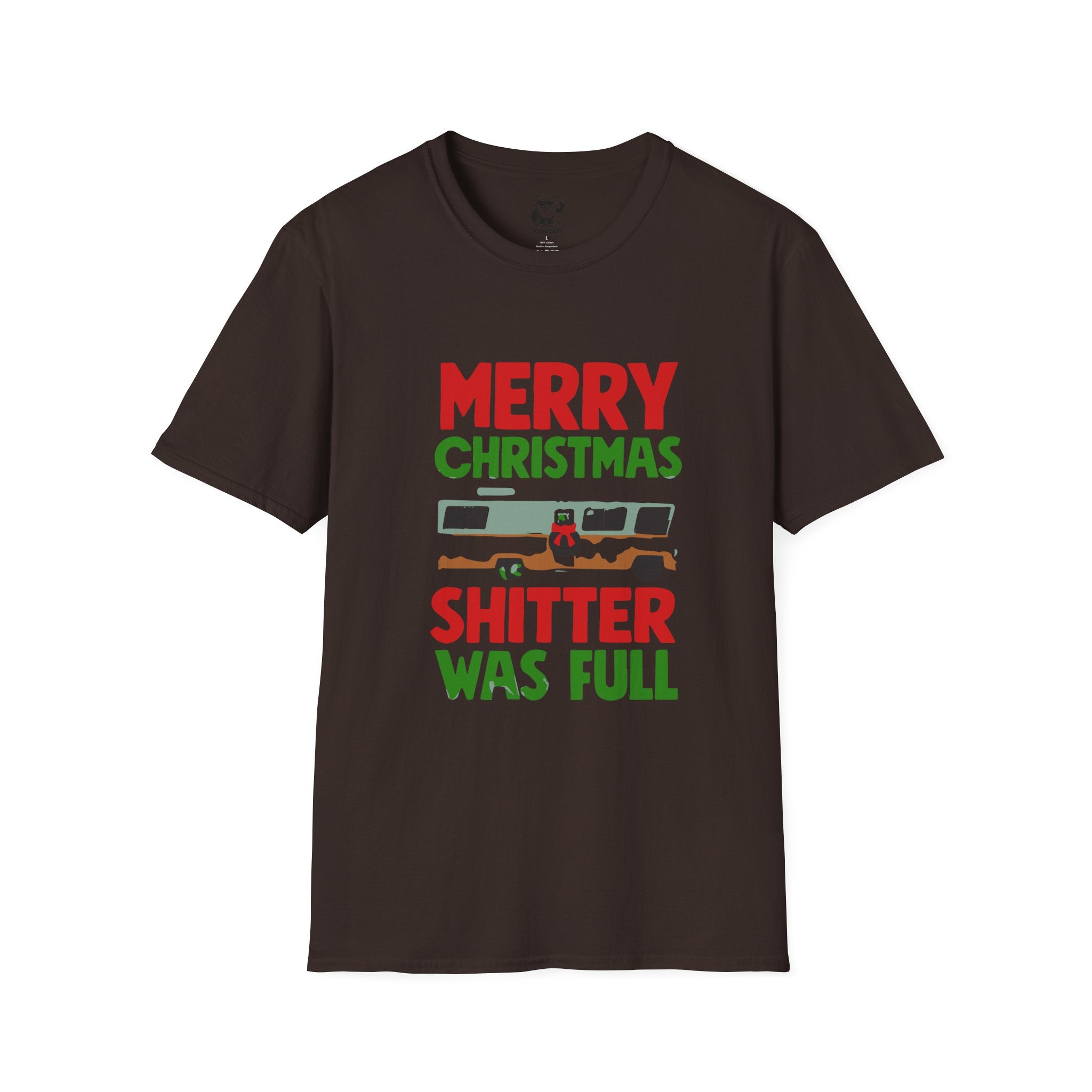 Merry Christmas ‘Shitter Was Full’ RV Holiday T-Shirt
