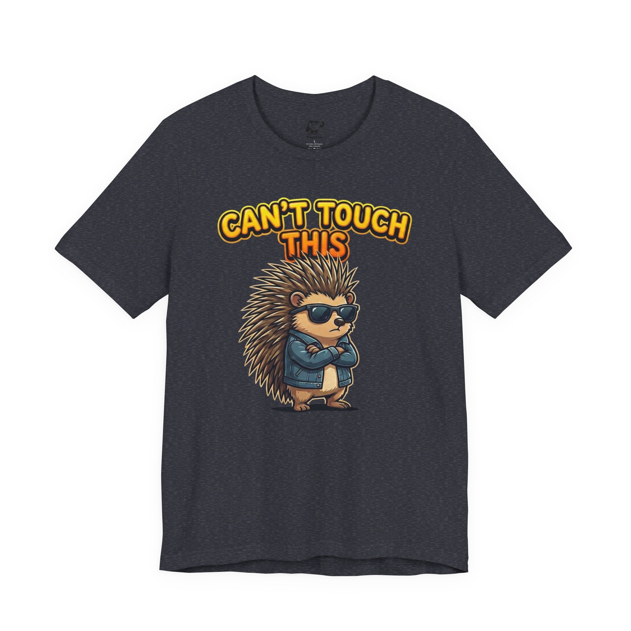 Can't Touch This Porcupine T-Shirt — Funny Sunglasses Hedgehog Tee